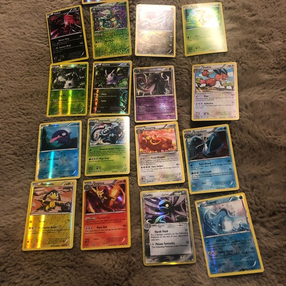 Pokemon Other - 18 Pokémon cards lot 2006/2010/2013/2014 Holographic & Reverse Holo Cards TCG